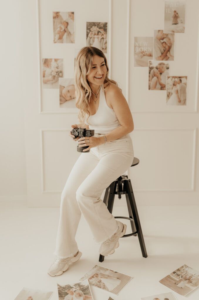 Fotografin Vicky im Studio
